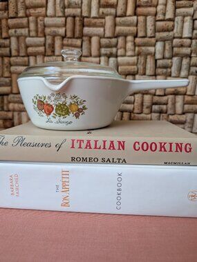 CorningWare Spice of Life P‑89‑B "La Sauge" Petite Pan with Lid